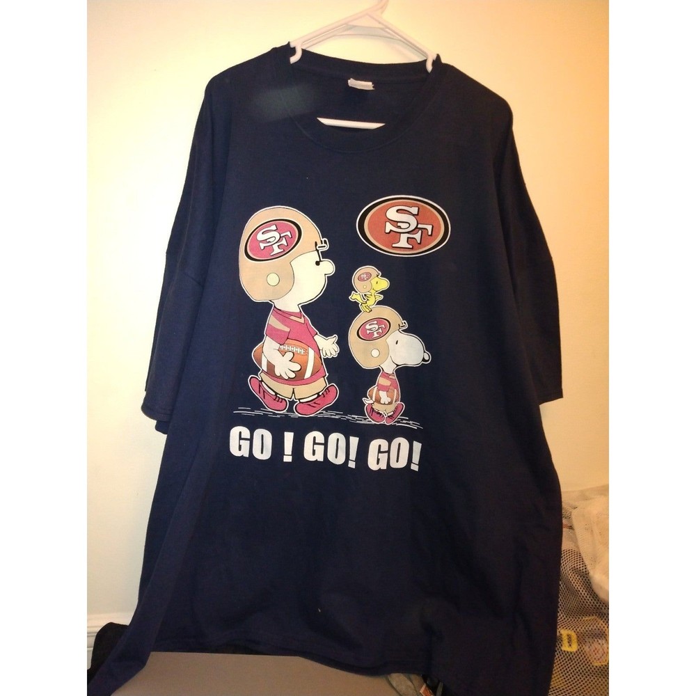 Charlie Brown and Snoopy San Francisco 49ers 6X Shirt